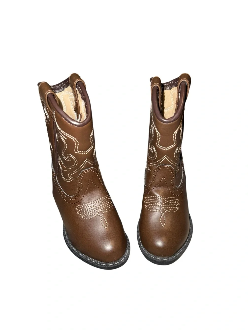 Canyon Trails Cowboy-Cowgirl Boots unisex Vegan leather, stylish stitched design